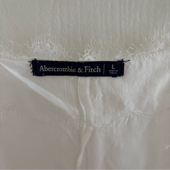 Abercrombie & Fitch Women’s Lace Trim Cami Top White Size Large - Picture 3 of 6